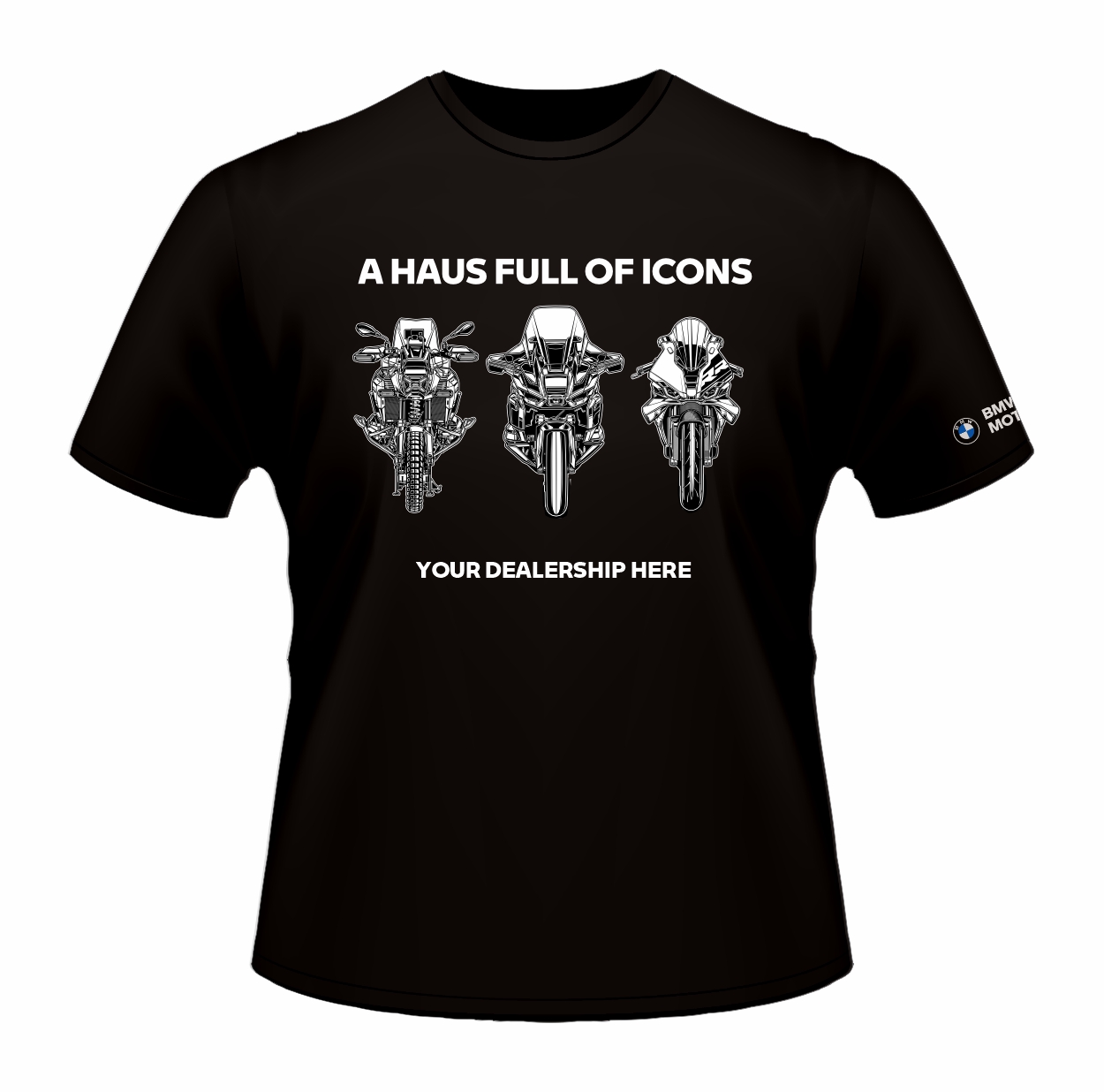 BMW Motorrad Haus Icons T-Shirt • Customized