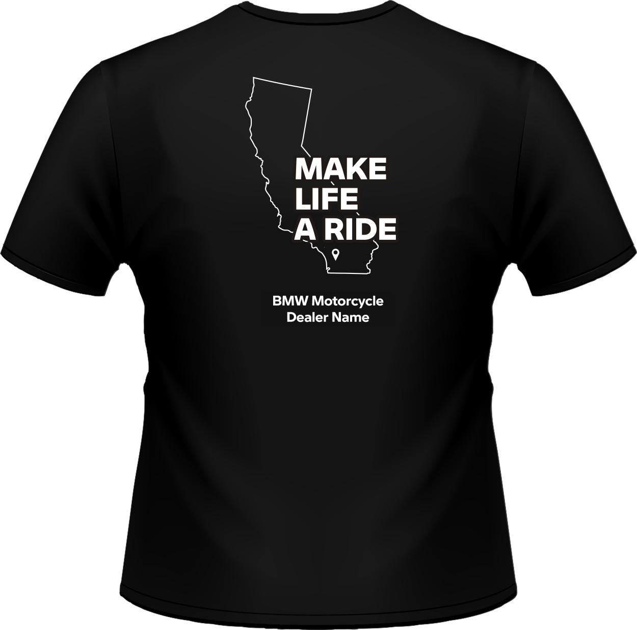 Personalized BMW Motorrad State Outline T-Shirt